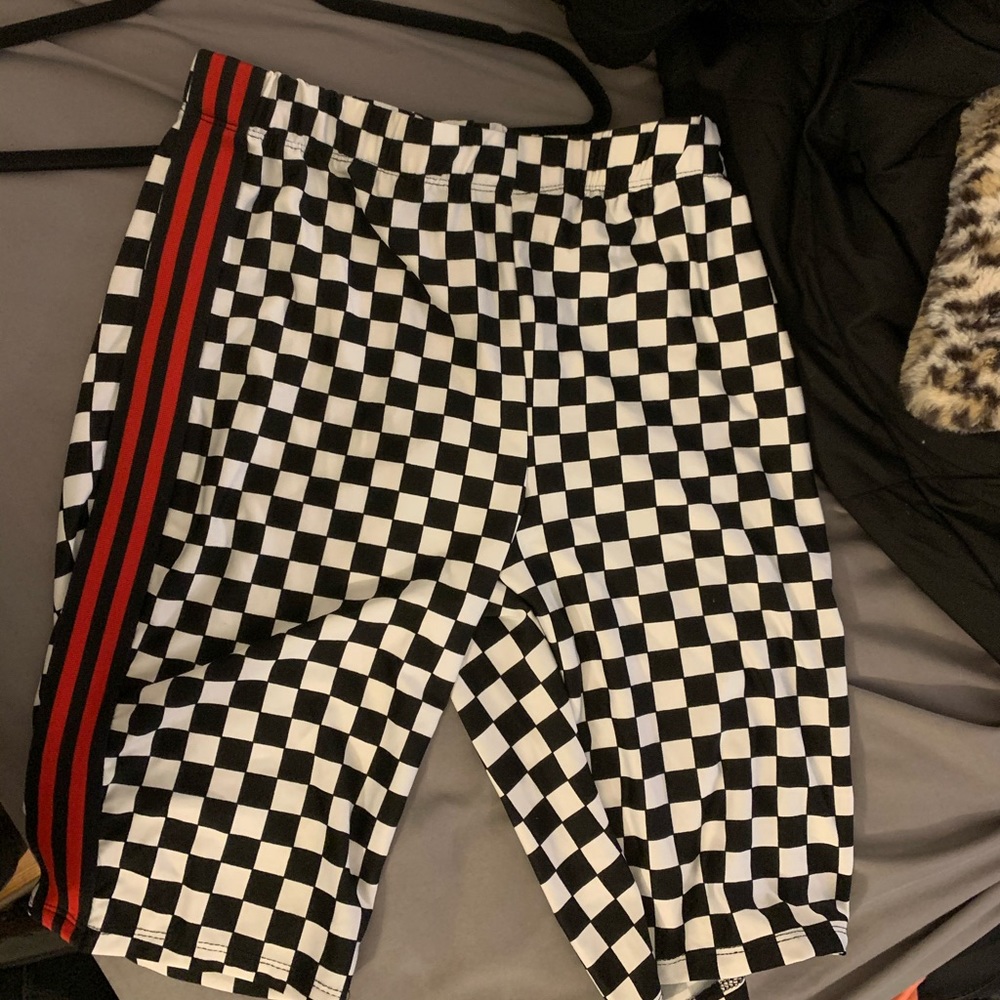 Fashion nova biker shorts.